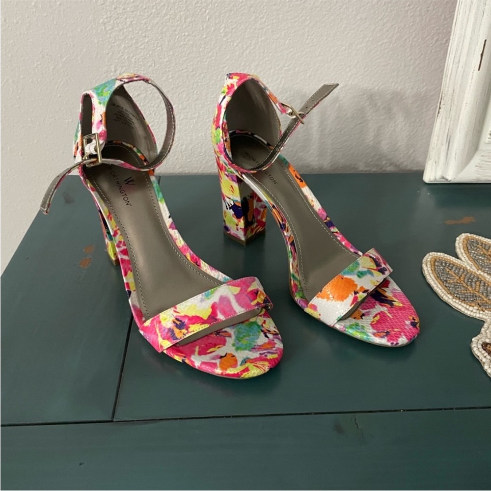 Worthington Floral Sandals, Size 7